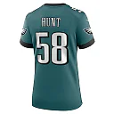 Zennovawear Jalyx Hunt 58 Philadelphia Eagles Women's Team Game Jersey - Midnight Green