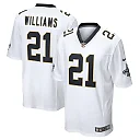 Zennovawear Jamaal Williams 21 New Orleans Saints Game Jersey - Men, White