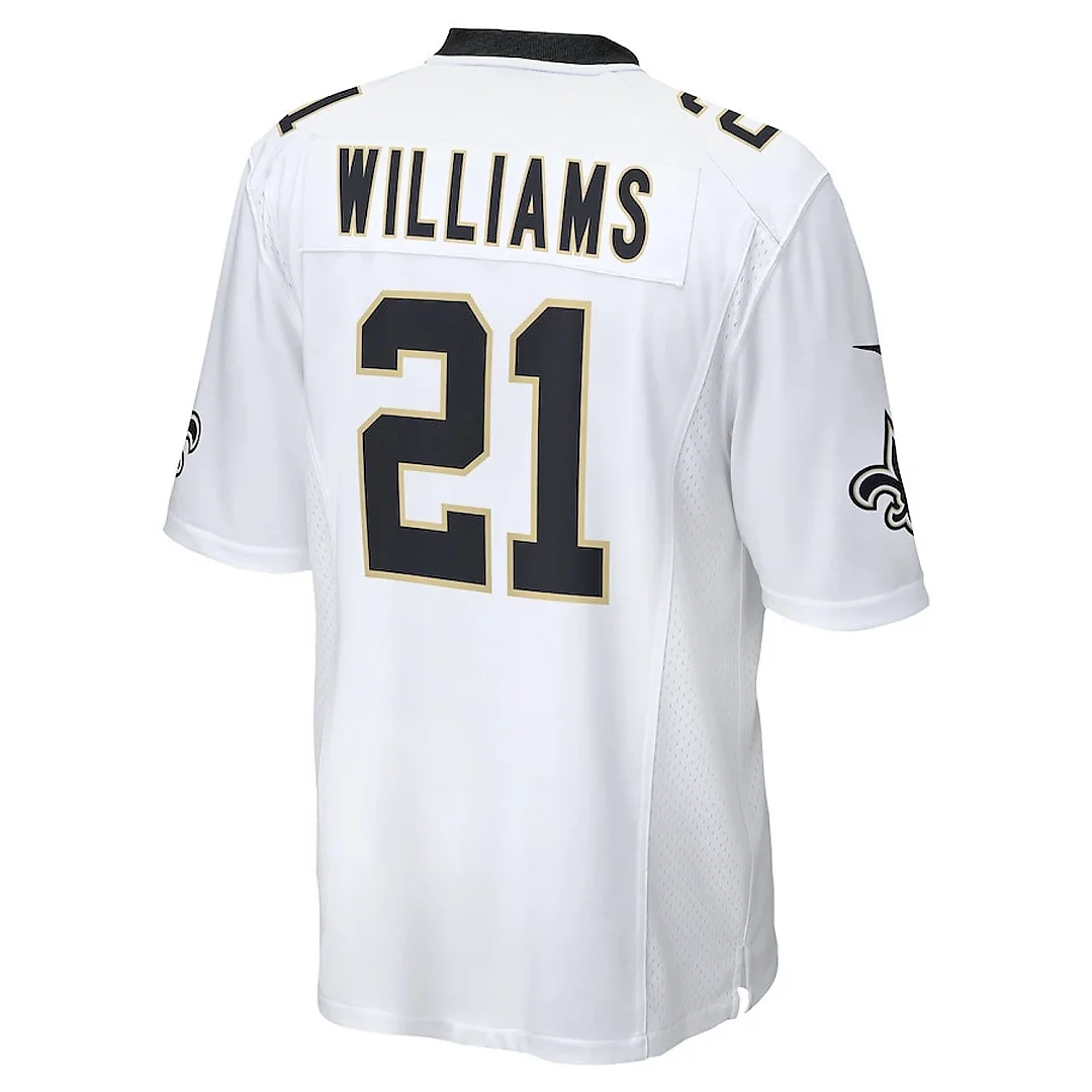 Zennovawear Jamaal Williams 21 New Orleans Saints Game Jersey - Men, White