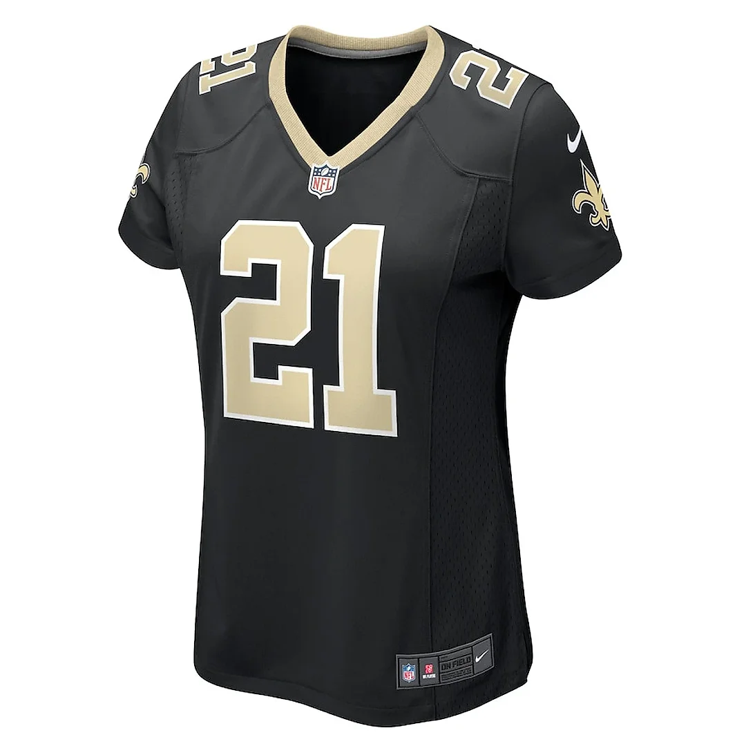 Zennovawear Jamaal Williams 21 New Orleans Saints Women Jersey - Black