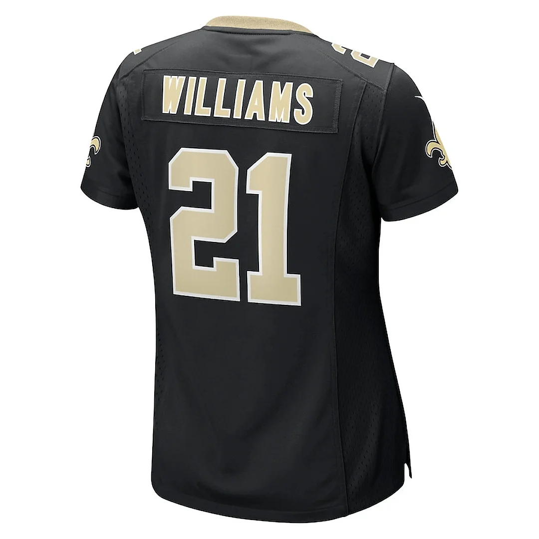 Zennovawear Jamaal Williams 21 New Orleans Saints Women Jersey - Black