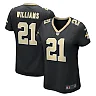 Zennovawear Jamaal Williams 21 New Orleans Saints Women Jersey - Black