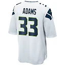 Zennovawear Jamal Adams 33 Seattle Seahawks Men Game Jersey - White