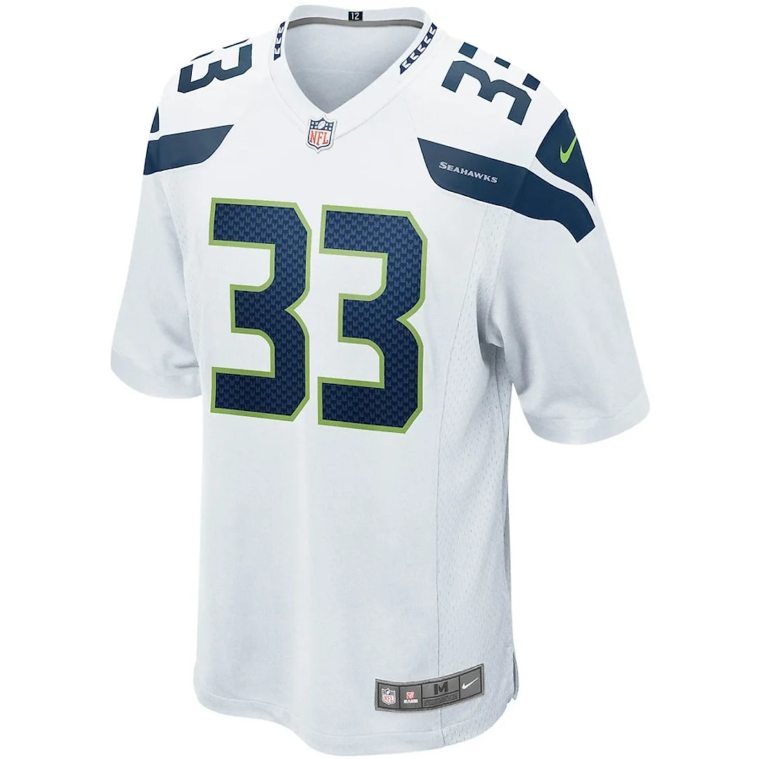 Zennovawear Jamal Adams 33 Seattle Seahawks Men Game Jersey - White