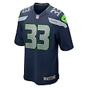 Zennovawear Jamal Adams 33 Seattle Seahawks Men Game Team Jersey - College Navy