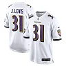 Zennovawear Jamal Lewis 31 Baltimore Ravens Men Retired Game Jersey - White