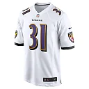 Zennovawear Jamal Lewis 31 Baltimore Ravens Men Retired Game Jersey - White