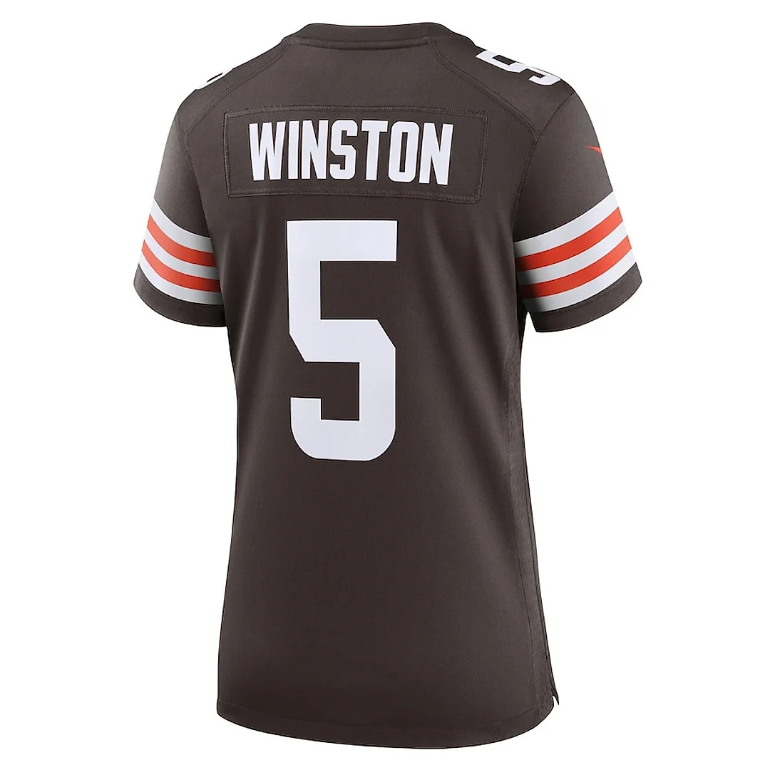 Zennovawear Jameis Winston 5 Cleveland Browns Women's Game Jersey - Brown