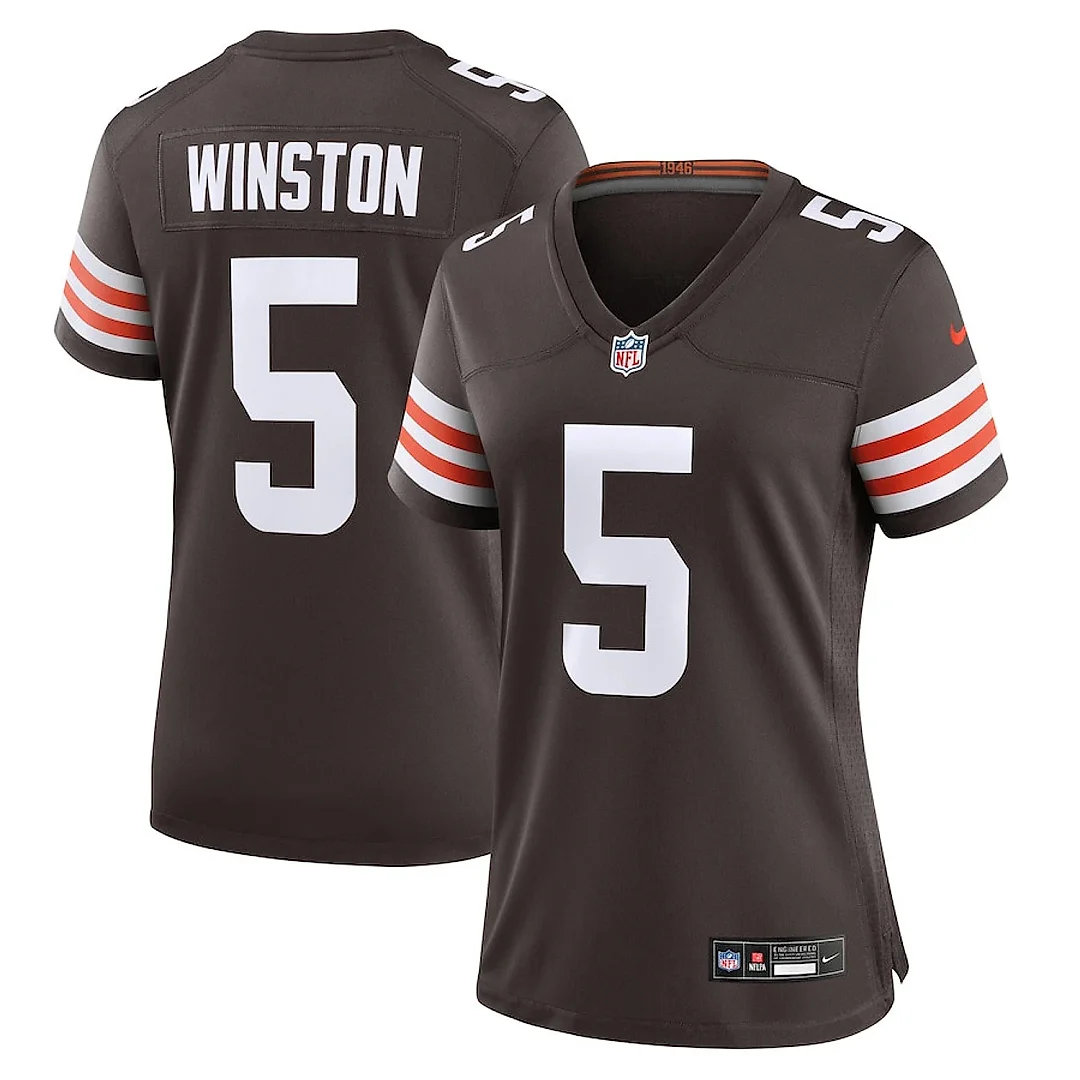 Zennovawear Jameis Winston 5 Cleveland Browns Women's Game Jersey - Brown