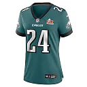 Zennovawear James Bradberry IV 24 Philadelphia Eagles Super Bowl LIX Women's Jersey - Midnight Green