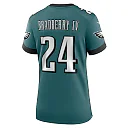 Zennovawear James Bradberry IV 24 Philadelphia Eagles Women's Team Game Jersey - Midnight Green