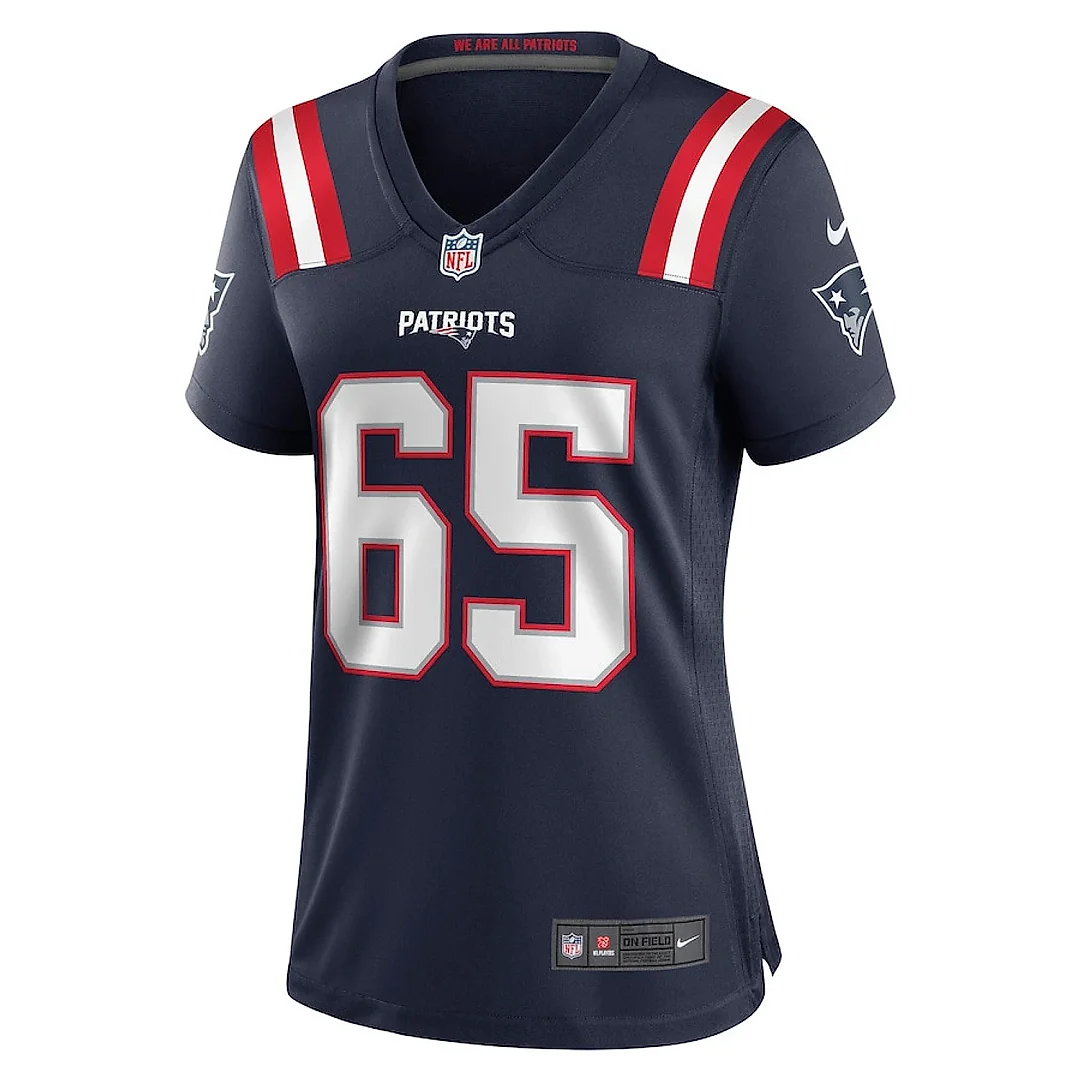 Zennovawear James Ferentz 65 New England Patriots Women Game Jersey - Navy