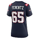 Zennovawear James Ferentz 65 New England Patriots Women Game Jersey - Navy