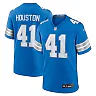 Zennovawear James Houston 41 Detroit Lions Team Game Men Jersey - Blue
