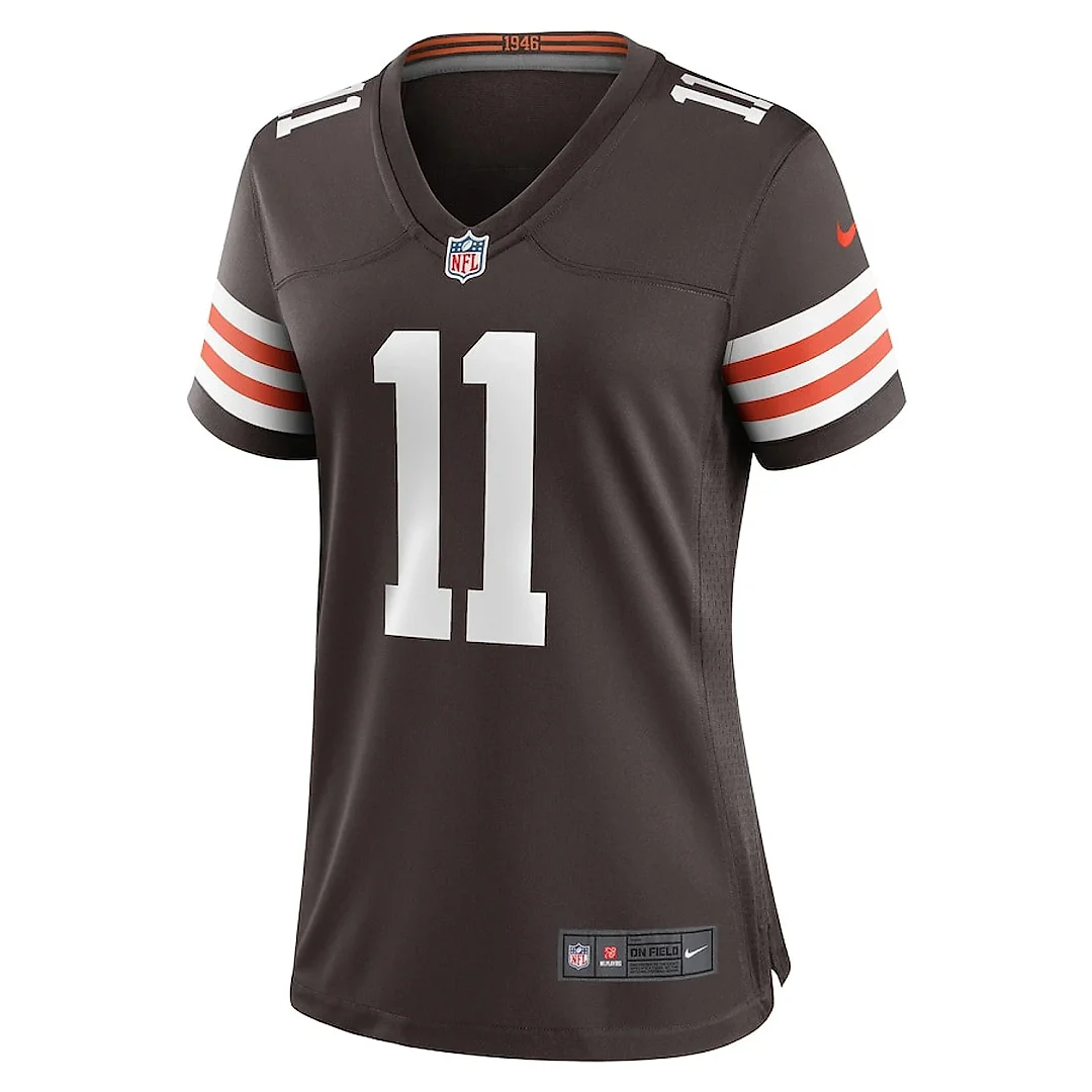 Zennovawear James Proche II 11 Cleveland Browns Game Women Jersey - Brown