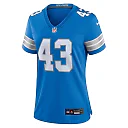 Zennovawear James Turner 43 Detroit Lions Women's Game Jersey - Blue