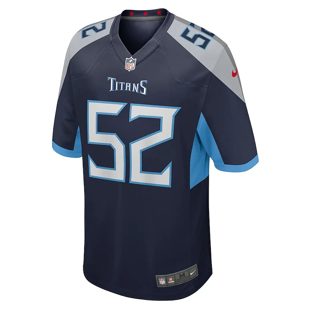 Zennovawear James Williams 52 Tennessee Titans Game Men Jersey - Navy