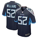 Zennovawear James Williams 52 Tennessee Titans Game Men Jersey - Navy