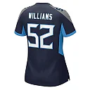Zennovawear James Williams 52 Tennessee Titans Women's Game Jersey - Navy
