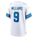 Zennovawear Jameson Williams 9 Detroit Lions White Game Men Jersey - White