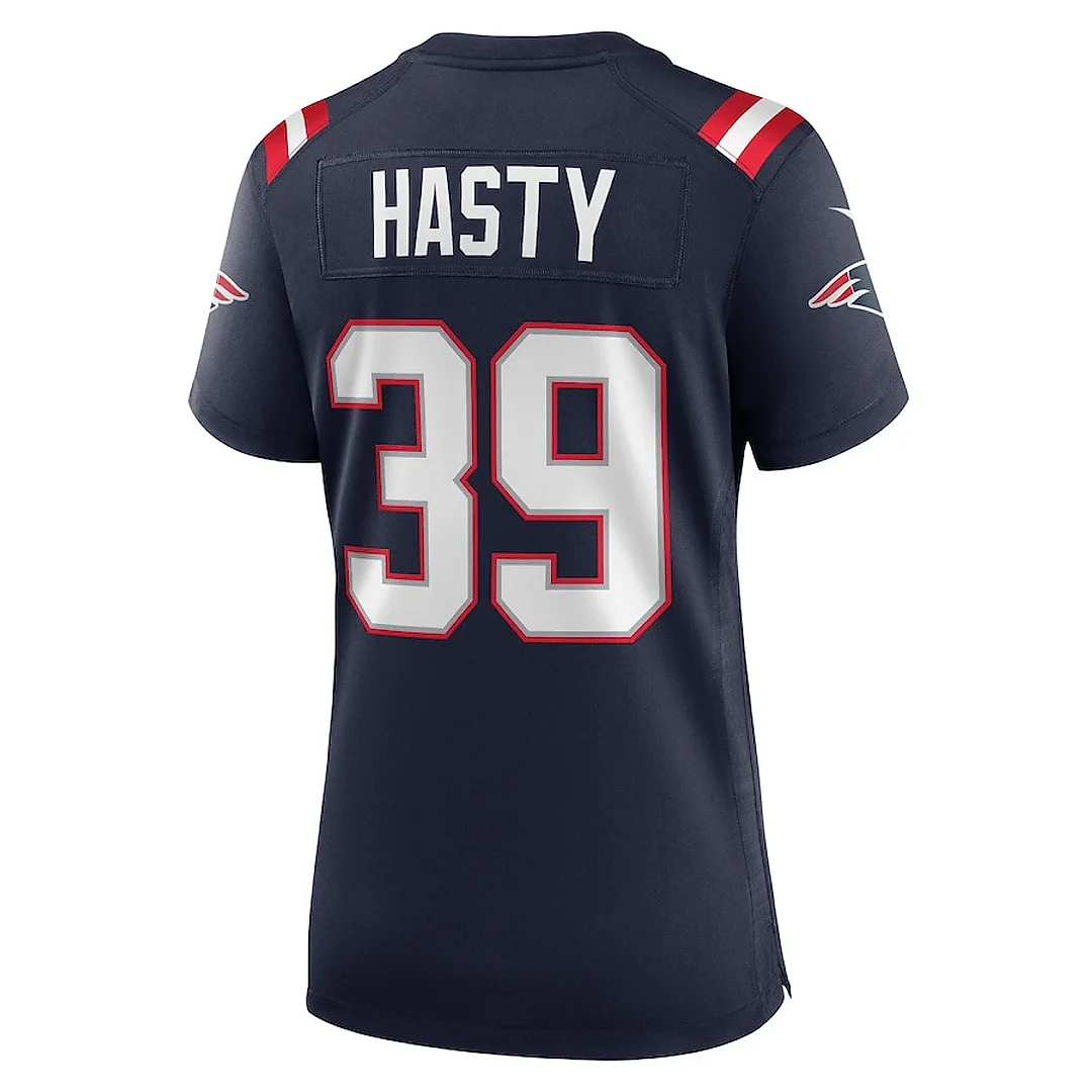 Zennovawear Jamycal Hasty 39 New England Patriots Game Women Jersey - Navy