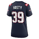 Zennovawear Jamycal Hasty 39 New England Patriots Game Women Jersey - Navy