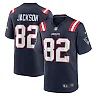 Zennovawear JaQuae Jackson 82 New England Patriots Game Men Jersey - Navy