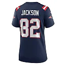 Zennovawear JaQuae Jackson 82 New England Patriots Women's Game Jersey - Navy