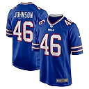 Zennovawear Jaquan Johnson 46 Buffalo Bills Game Jersey - Royal