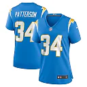 Zennovawear Jaret Patterson 34 Los Angeles Chargers Women's Game Jersey - Powder Blue