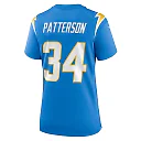 Zennovawear Jaret Patterson 34 Los Angeles Chargers Women's Game Jersey - Powder Blue