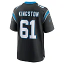 Zennovawear Jarrett Kingston 61 Carolina Panthers Game Men Jersey - Black