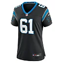 Zennovawear Jarrett Kingston 61 Carolina Panthers Women's Game Jersey - Black