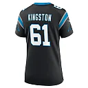 Zennovawear Jarrett Kingston 61 Carolina Panthers Women's Game Jersey - Black