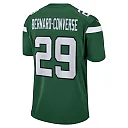 Zennovawear Jarrick Bernard Converse 29 New York Jets Game Men Jersey - Gotham Green