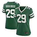 Zennovawear Jarrick Bernard-Converse 29 New York Jets Women's Team Game Jersey - Legacy Green