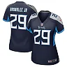 Zennovawear Jarvis Brownlee Jr. 29 Tennessee Titans Women's Game Jersey - Navy