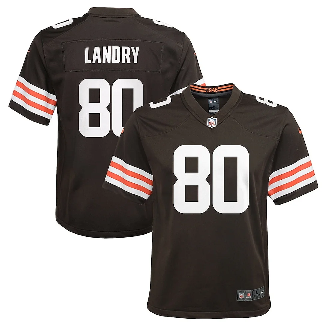 Zennovawear Jarvis Landry 80 Cleveland Browns YOUTH Game Jersey - Brown