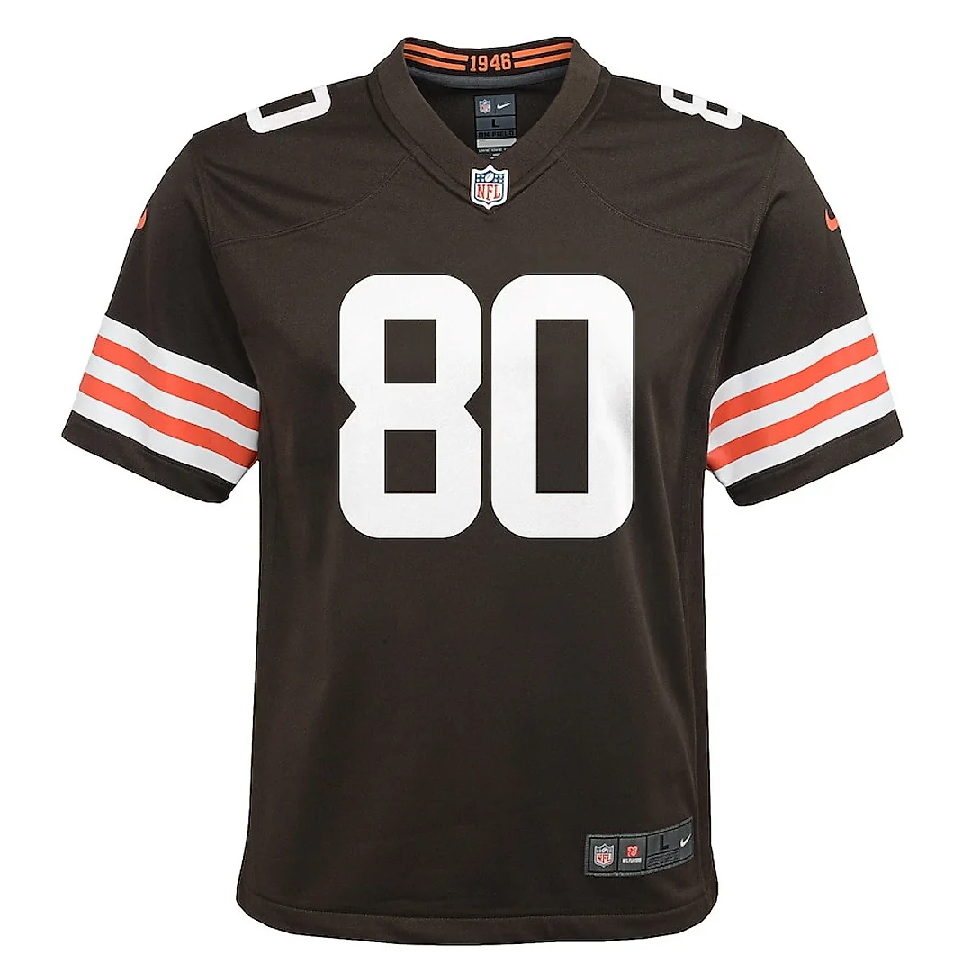 Zennovawear Jarvis Landry 80 Cleveland Browns YOUTH Game Jersey - Brown