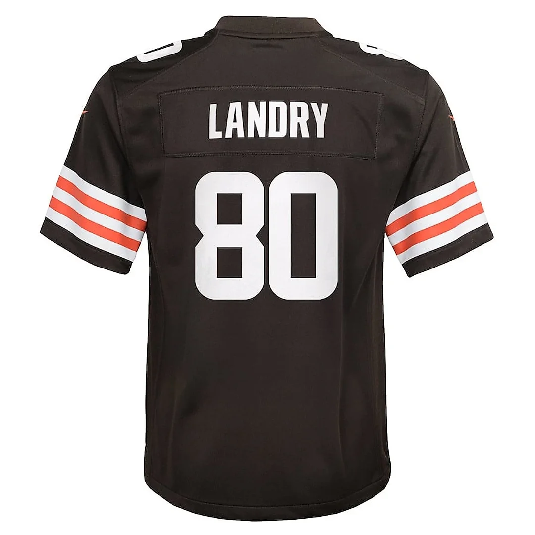 Zennovawear Jarvis Landry 80 Cleveland Browns YOUTH Game Jersey - Brown