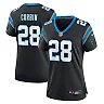 Zennovawear Jashaun Corbin 28 Carolina Panthers Women's Team Game Jersey - Black
