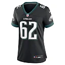 Zennovawear Jason Kelce 62 Philadelphia Eagles Alternate Game Women Jersey - Black
