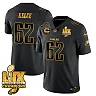 Zennovawear Jason Kelce 62 Philadelphia Eagles Super Bowl LIX Champions Gold Vapor Limited Jersey - Black Gold