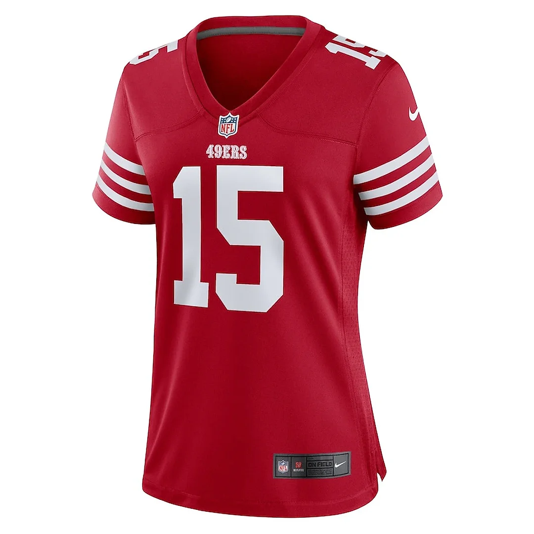 Zennovawear Jauan Jennings 15 San Francisco 49ers Women Game Jersey - Scarlet
