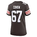 Zennovawear Javion Cohen 67 Cleveland Browns Women's Game Jersey - Brown