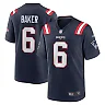 Zennovawear Javon Baker 6 New England Patriots Team Game Men Jersey - Navy