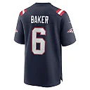 Zennovawear Javon Baker 6 New England Patriots Team Game Men Jersey - Navy