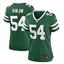Zennovawear Javon Kinlaw 54 New York Jets Women's Team Game Jersey - Legacy Green