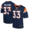Zennovawear Javonte Williams 33 Denver Broncos Alternate Game YOUTH Jersey - Navy