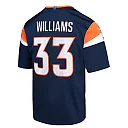 Zennovawear Javonte Williams 33 Denver Broncos Alternate Game YOUTH Jersey - Navy